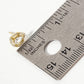 Teardrop Embellishment 9mm 18K-Gold-Dipped Stud Earrings