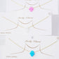 Gold Plated Opal Hasma Hand Necklace