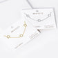 Celestial Star Station Bracelet with Cubic Zirconia Accents