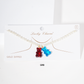 Multicolor Beaded Gummy Bear Pearl Necklace
