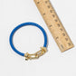 Braided Leather Horseshoe Bracelet