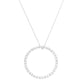 Gold Plated Eternity Circle Necklace