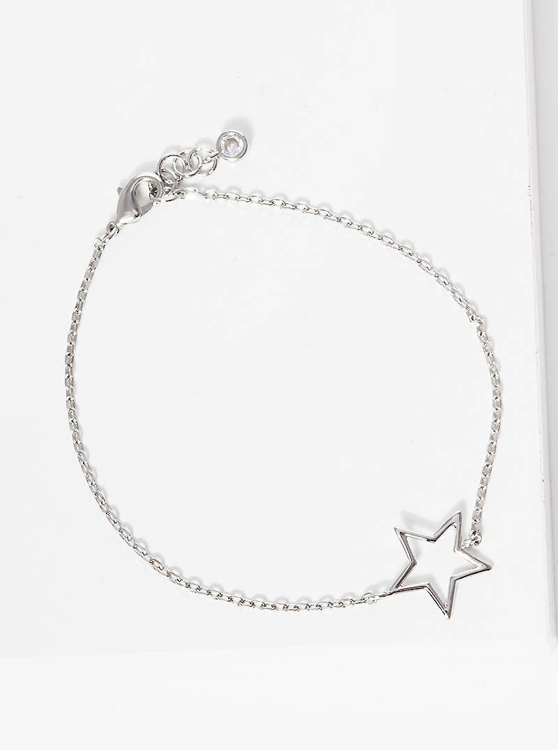 Minimalist Star Charm Bracelet