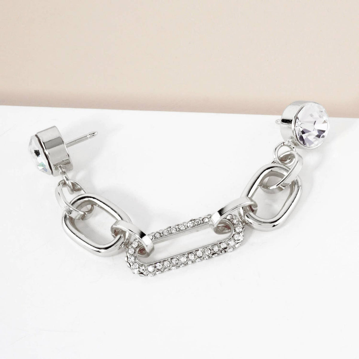 Lucky Charm Cap & Pin Pavé Chain Hat Accessory