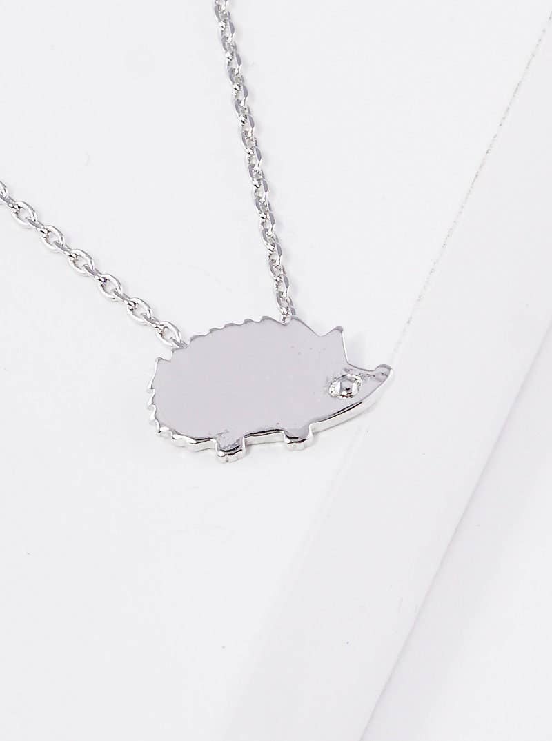 Gold Plated Hedgehog Necklace