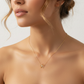 Elegant Blossom Cubic Zirconia Pendant Necklace
