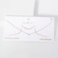 Minimalist Pavé CZ Chevron V-Necklace
