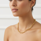 Polished Brass Chain Necklace