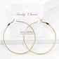 Textured Slim Hoop Earrings