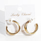 Multi-Strand Hoop Earrings