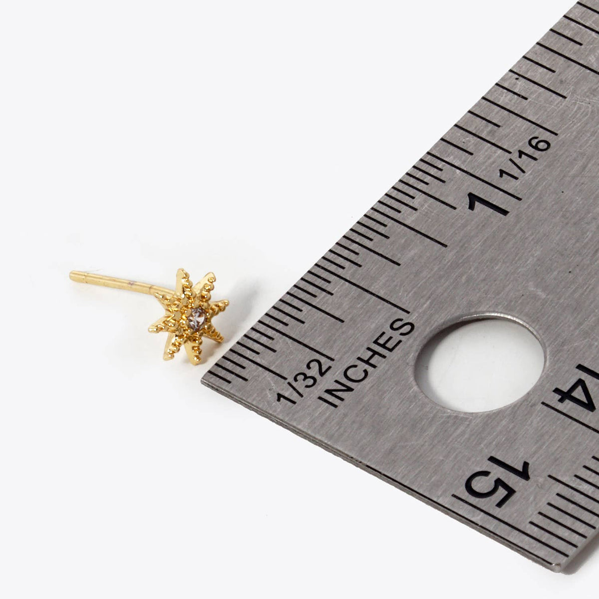 Radiant Sunburst Stud Earrings