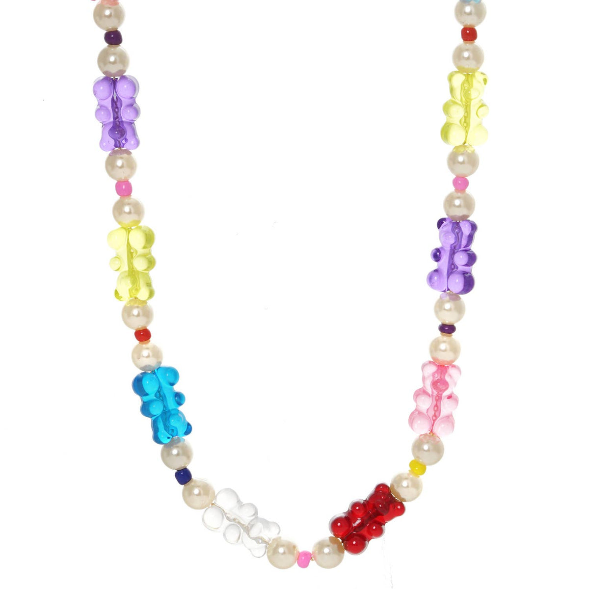 Gummy Bear Necklace Colorful Resin Crazy Aesthetic