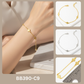 Dainty Clover Charm Adjustable Bracelet