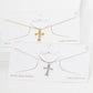 Gold Plated Resurrection Cross Necklace