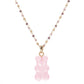 Multicolor Beaded Gummy Bear Necklace