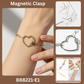 Heart Carabiner Link Bracelet with Magnetic Clasp