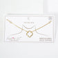 18K Gold Dipped Quatrefoil Cutout Pendant Necklace