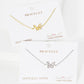 Dainty Pave Butterfly Chain Bracelet