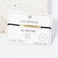 Inspirational Messages "Be Positive" Tube Bar Bracelet