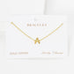 Gold Plated Initial Letter Bracelet