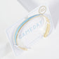 18K GOLD DIPPED ENAMEL COLOR GAME DAY CUFF BRACELET