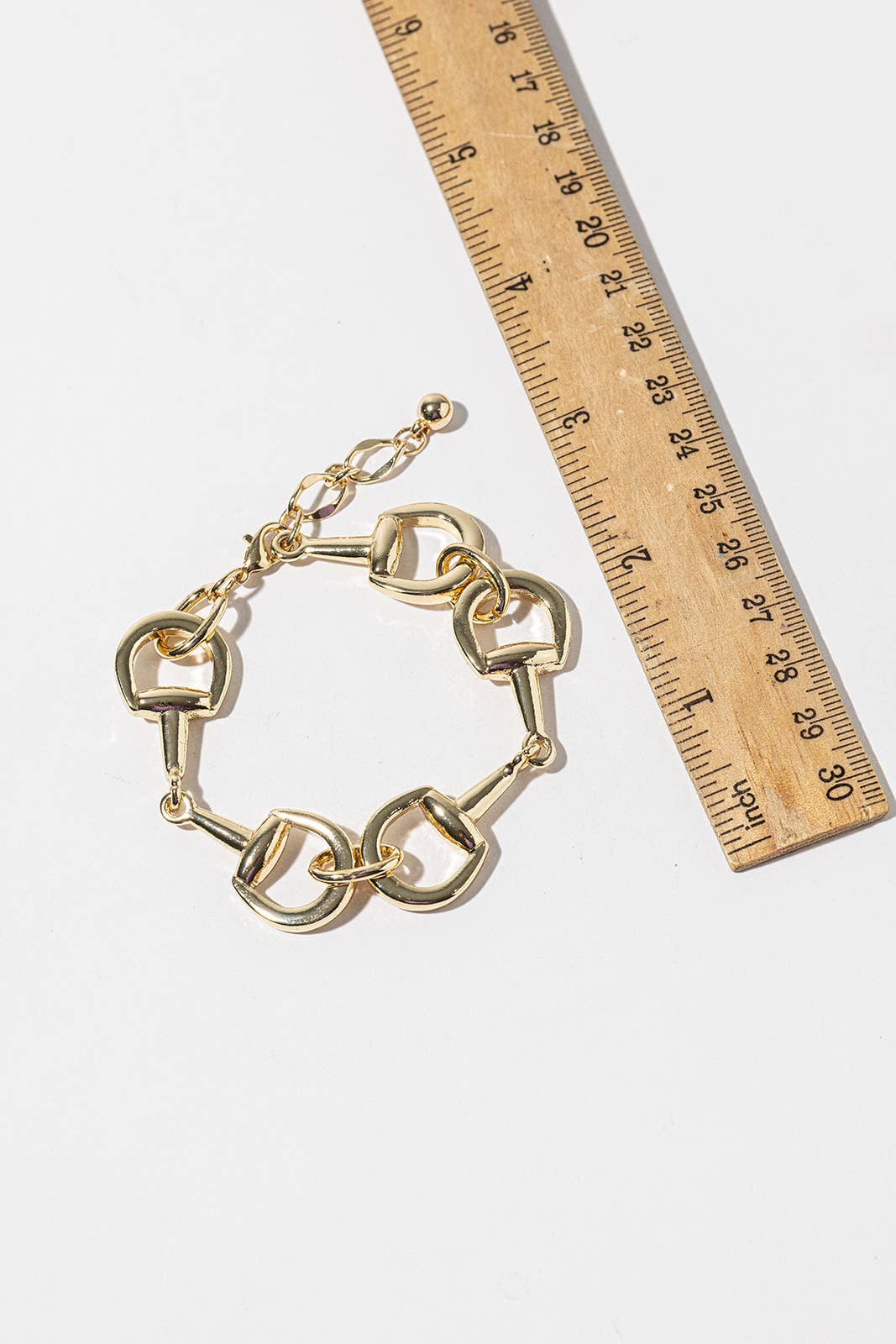 Statement Horsebit Link Bracelet