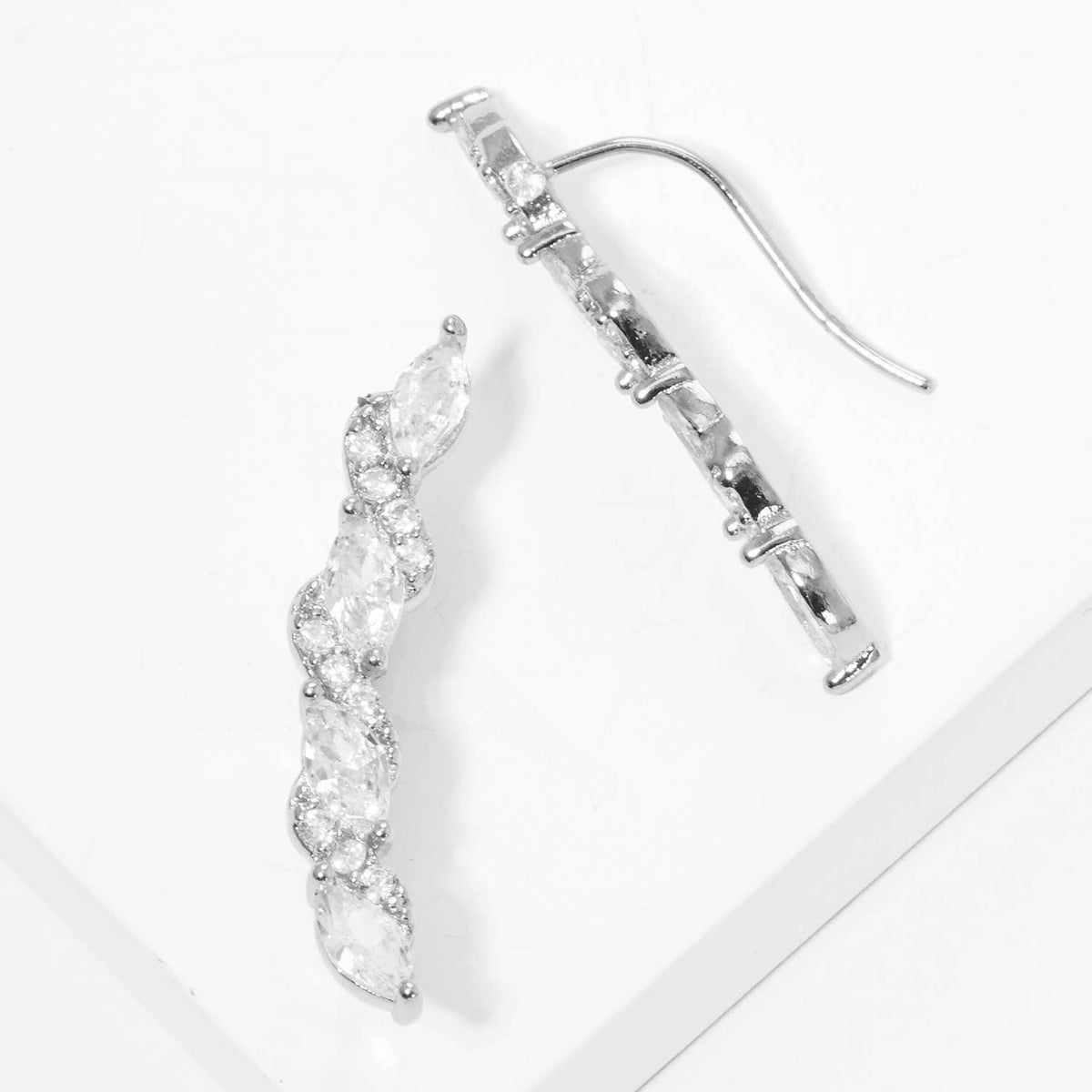 Marquise Crystal Ear Crawlers