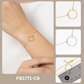 Minimalist Circular Charm Bracelet