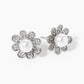 Freshwater Pearl Daisy Stud Earrings
