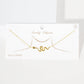 Gold Plated Snake Figure Necklace