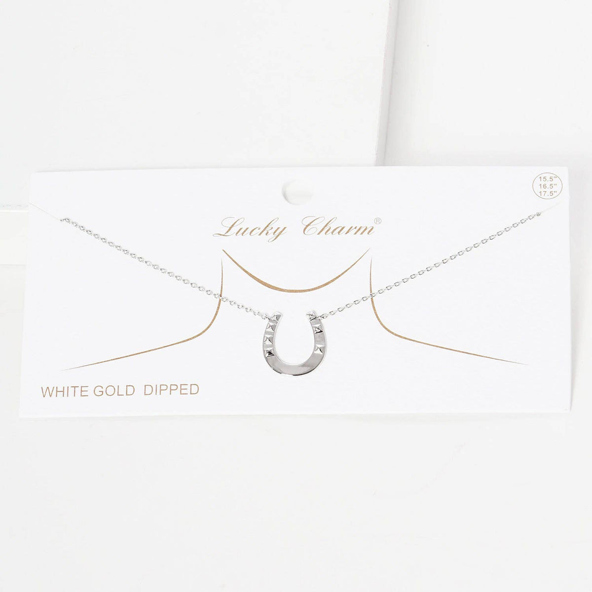 Gold Plated Horseshoe Necklace
