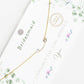 Bridesmaid CZ Hexagon Pendant Necklace