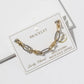 Two-Tone U-Link & Rope Chain Bracelet