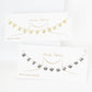 Gold Plated Chain w/ Dangling Hearts Necklace