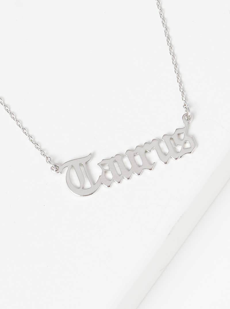 Gold Plated Zodiac Sign Necklace