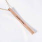 "SURVIVOR" Vertical Bar Necklace