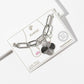 Lucky Clover Ribbed Charm Mixed Link Anklet