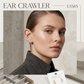 Cubic Zirconia Baguette Ear Crawlers