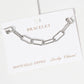 Minimalist Bold Paperclip Chain Bracelet
