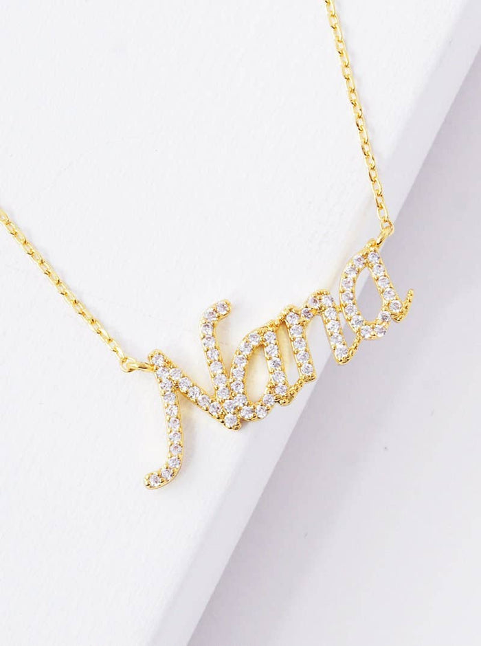 Gold Cubic Nana Necklace