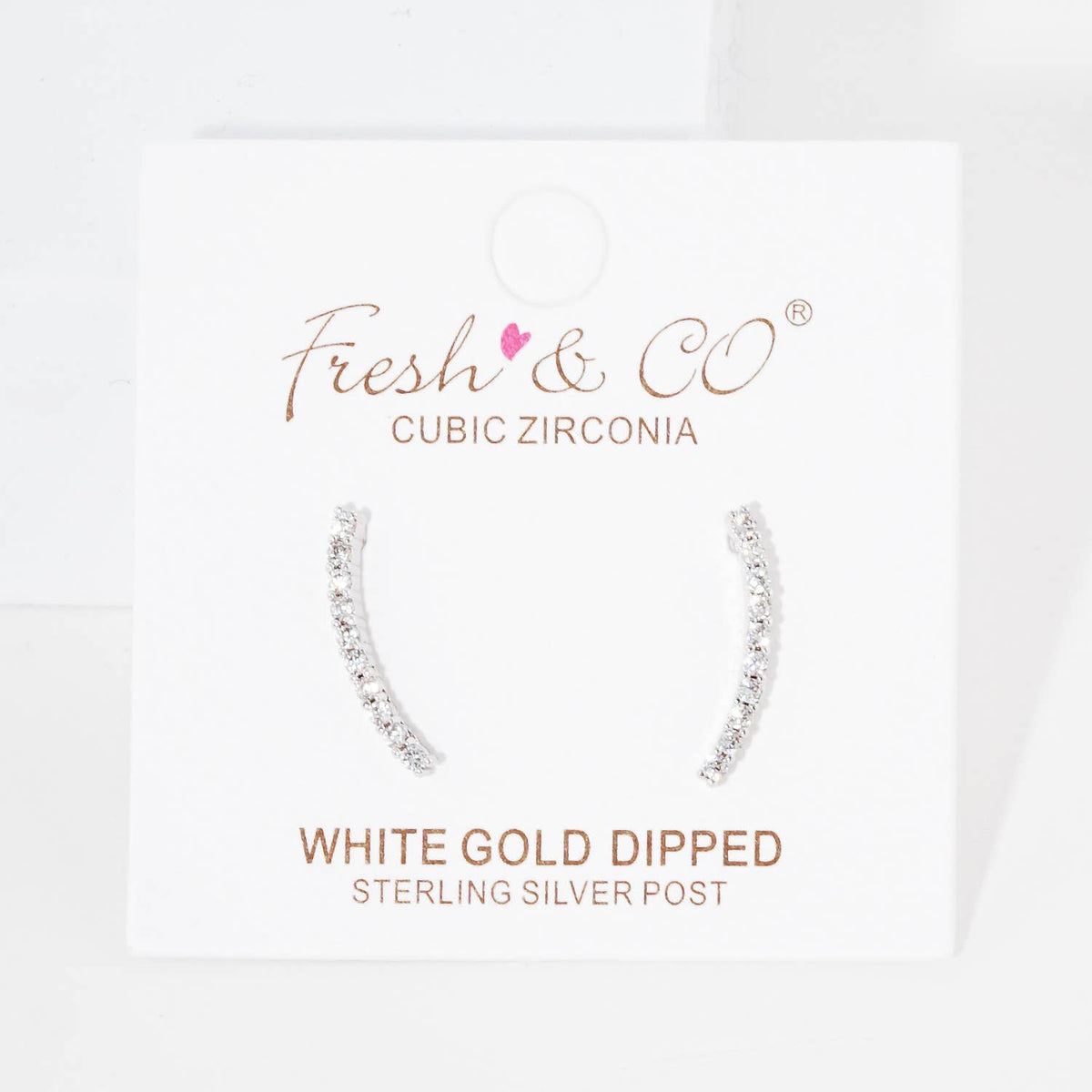 Dainty Cubic Zirconia Ear Crawlers