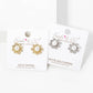 Freshwater Pearl Daisy Stud Earrings