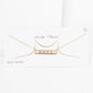 Gold Plated Mini Bar HOPE Necklace