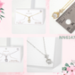 Botanical-Theme Upside-Down Tulip Design Necklace