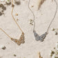 Crystal Butterfly Pendant Necklace – Pavé Filigree Butterfly