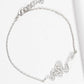 Minimalist Pavé Snake Charm Bracelet