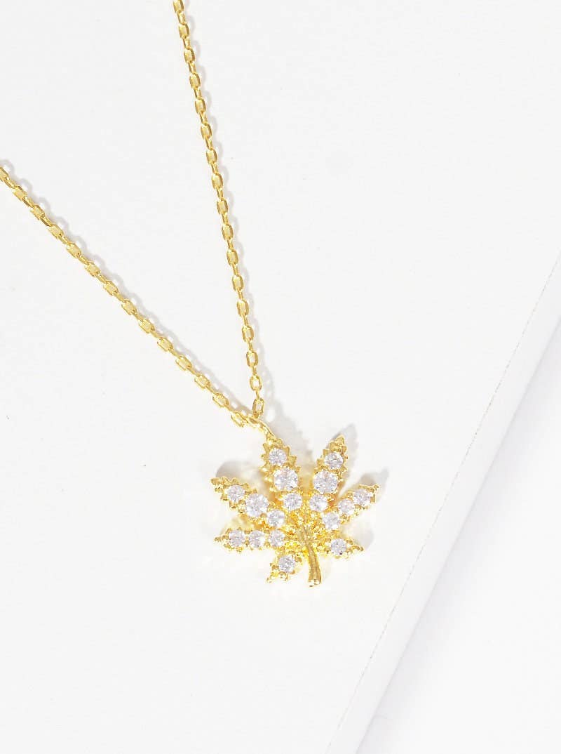 Gold Plated Tree Pendant Necklace