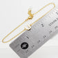 Gold Plated Initial Letter Bracelet