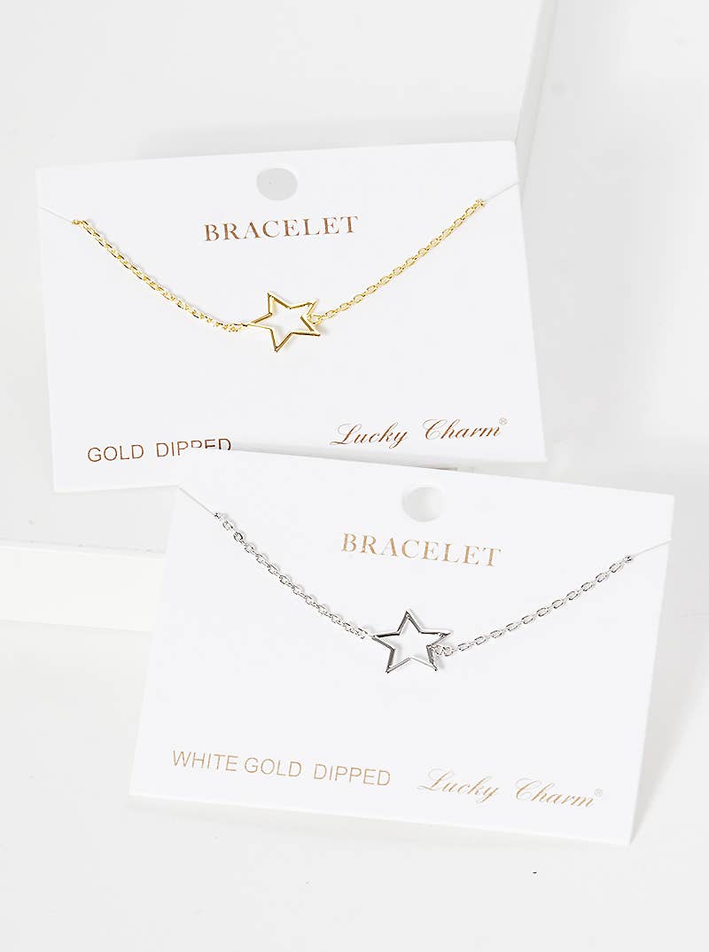 Minimalist Star Charm Bracelet