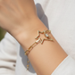 Minimalist Pavé Star Carabiner Charm Bracelet